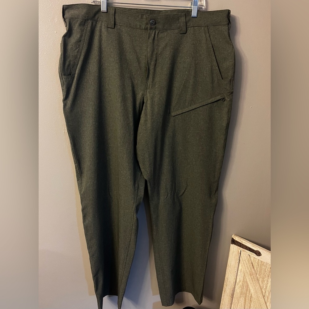 Duluth Trading Company Pants Men’s 42 X 32 Stretch Gray Green Flex  Work Outdoor